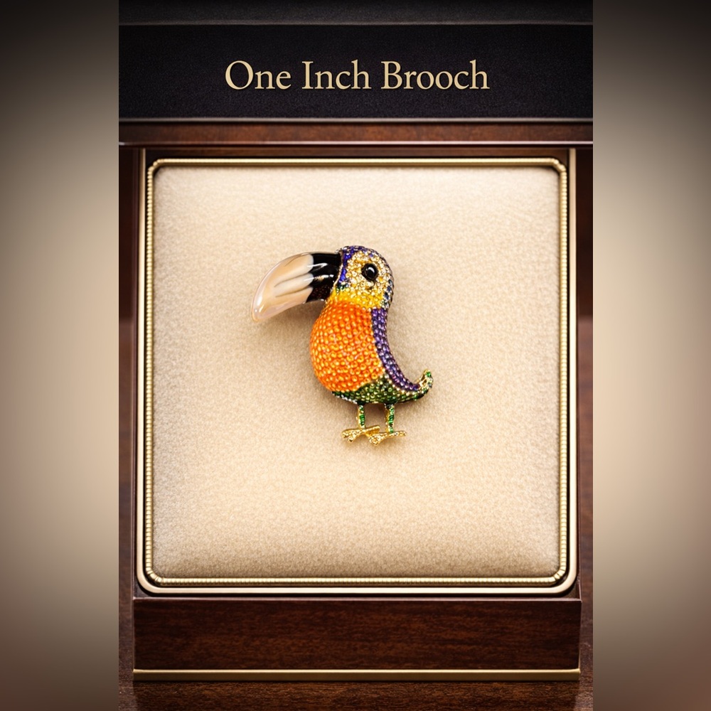 Parrot Brooch